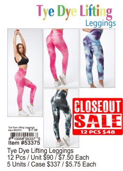 Tye Dye Lifting Leggings